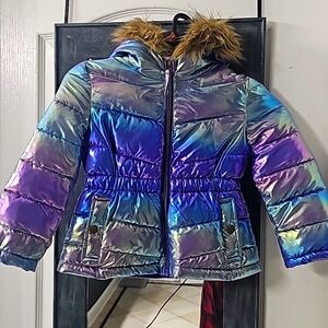 TODDLER girls' iridescent coat size 3t